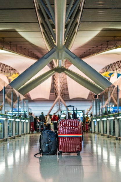 Photo les gens à l'aéroport