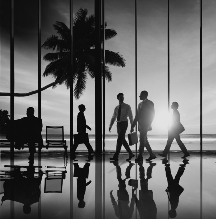 Photo gens d&#39;affaires voyage beach trip airport terminal concept