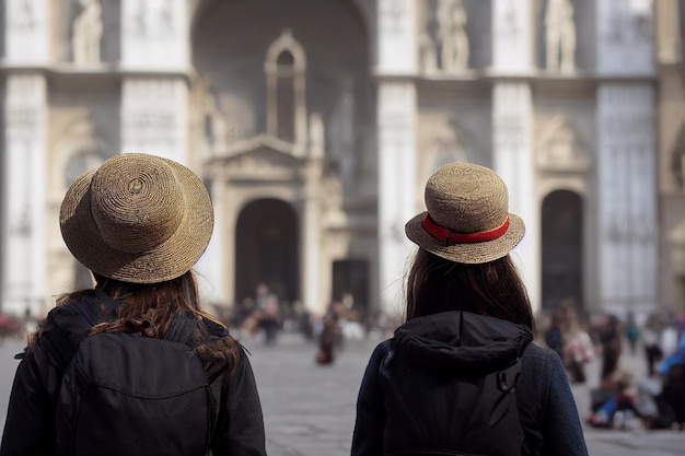 gens dans la rue femme