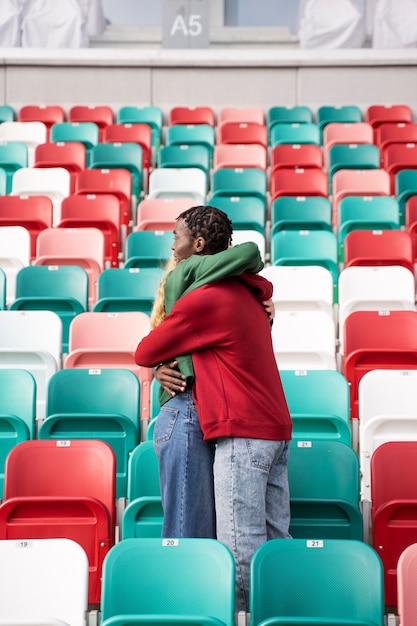 Photo les gens dans les tribunes