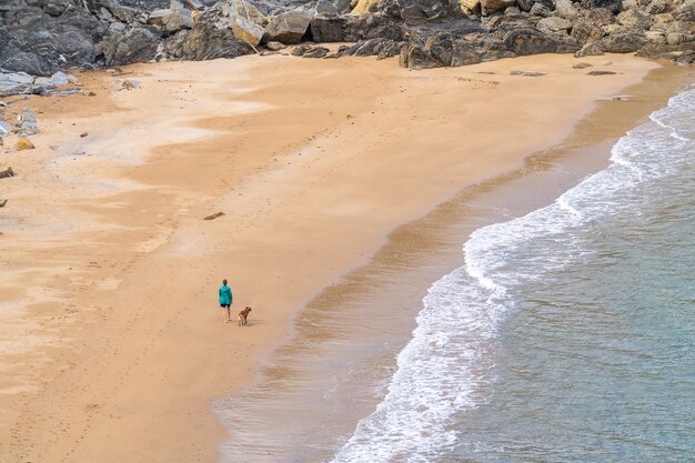 Photo les gens sur la plage