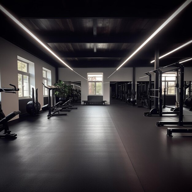 Photo des gens qui font de l'exercice en salle de sport