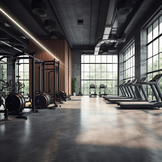 Photo des gens qui font de l'exercice en salle de sport