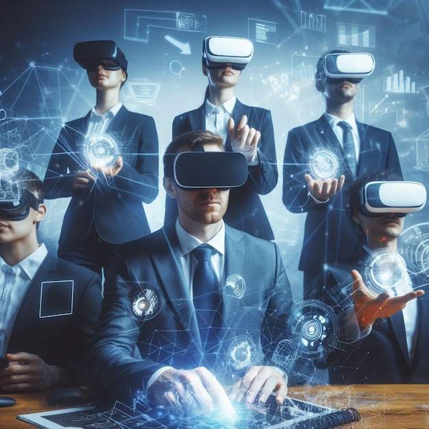 Les gens utilisent la réalité virtuelle