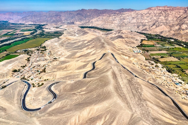 Géoglyphes et lignes de Palpa au Pérou