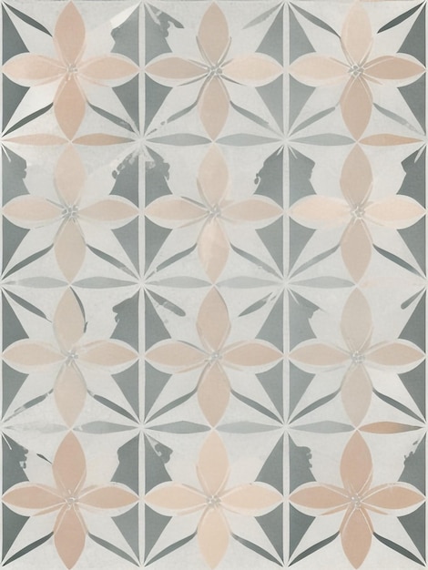 Géométrique Columbine Grunge Texture Design Motifs Géométriques Esthétique Florale Composition Créative