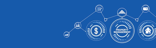 Photo gestion de la propriété. concept immobilier