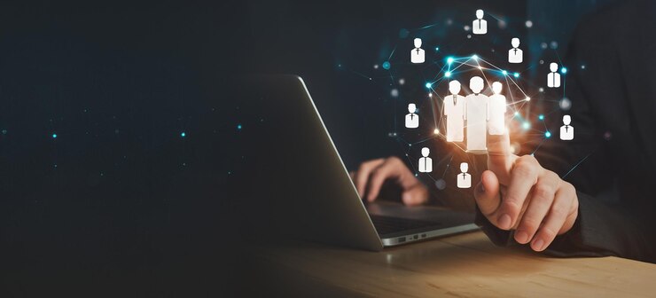 Photo gestion des ressources humaines recrutement emploi concept de chasse à la tête
