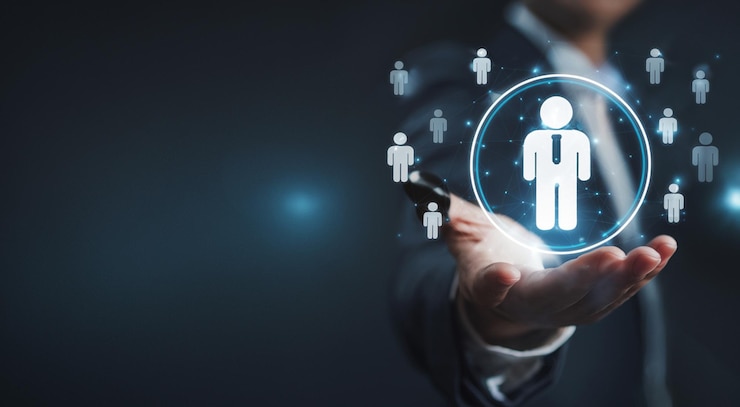 Photo gestion des ressources humaines recrutement emploi concept de chasse à la tête