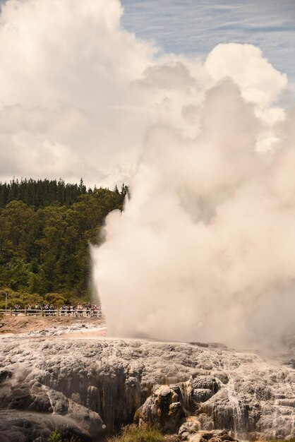 Le geyser de Pohutu à Rotorua