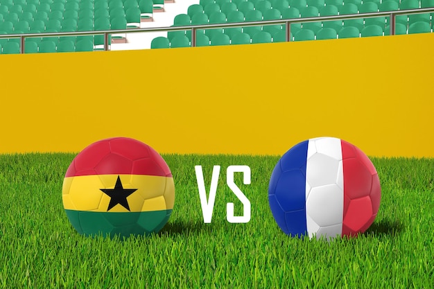 Ghana VS France au stade