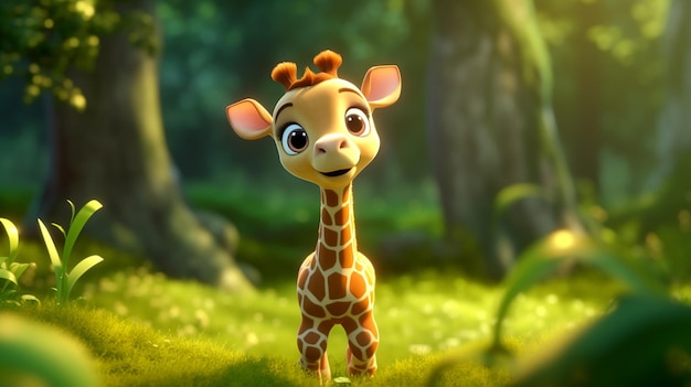 Une girafe du film girafes'' est montrée dans une scène du film girafe.