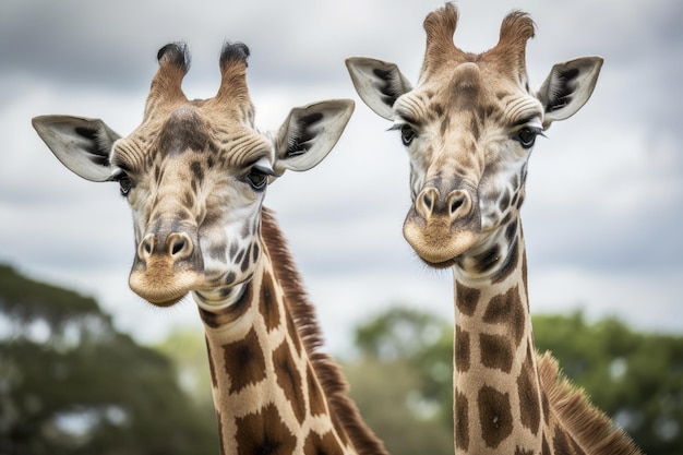 Girafes deux