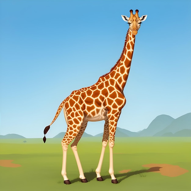 Photo giraffe_illustration