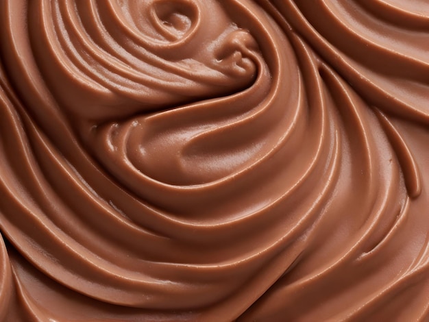 glace au chocolat avec tourbillons pour fond de texture