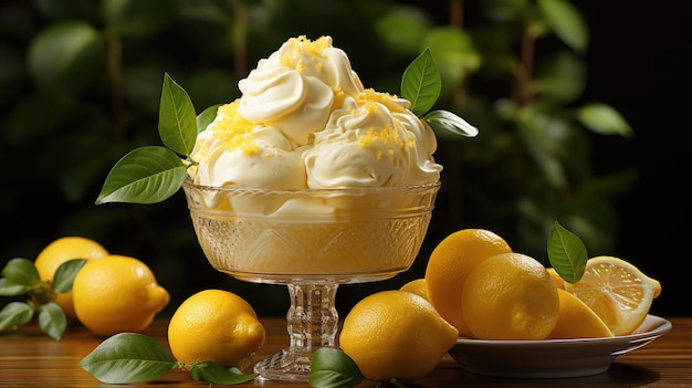 Glace au citron