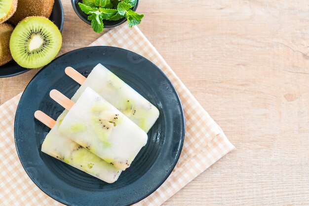 glace au kiwi fait maison