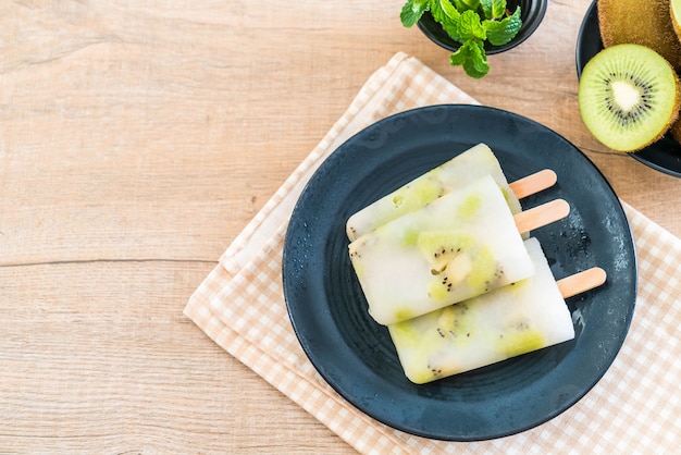 glace au kiwi fait maison