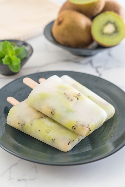 glace au kiwi fait maison