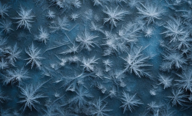 La glace gelée couleur bleu foncé fond abstrait