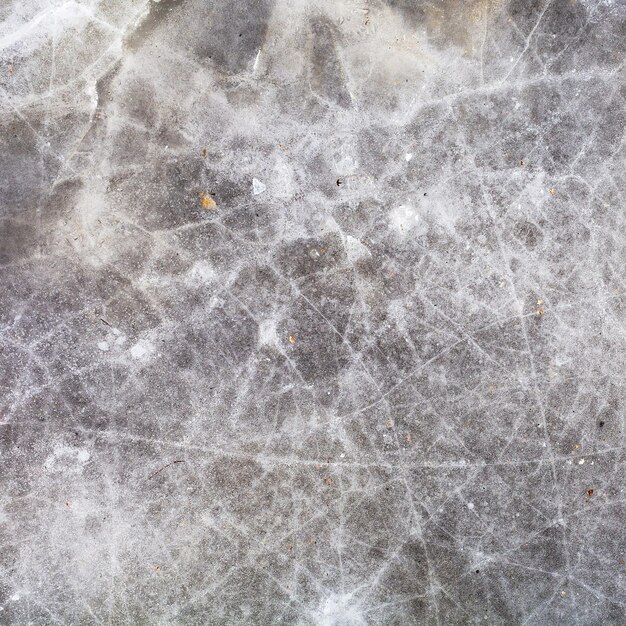 Glace sur un lac gelé par une froide journée d'hiver