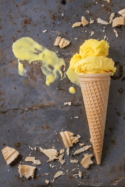 Glace à la mangue