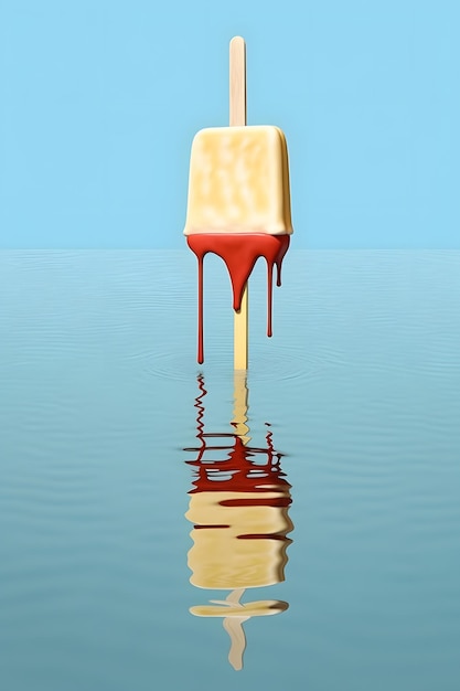 Photo glace popsicle fondante