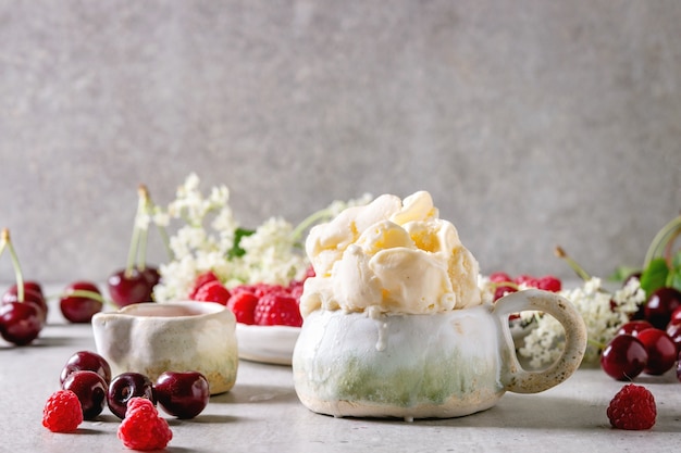 Glace à la ricotta