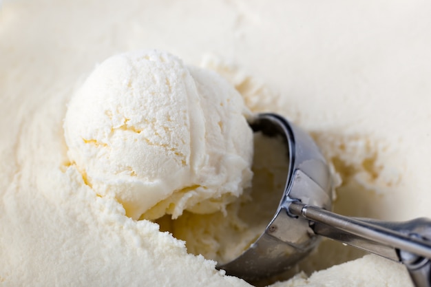 Glace sucrée bouchent