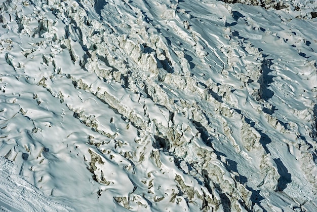 Glacier Close-up, massif du Mont Blanc, Chamonix, France