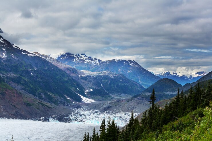 Glacier du saumon à Stewart, Canada
