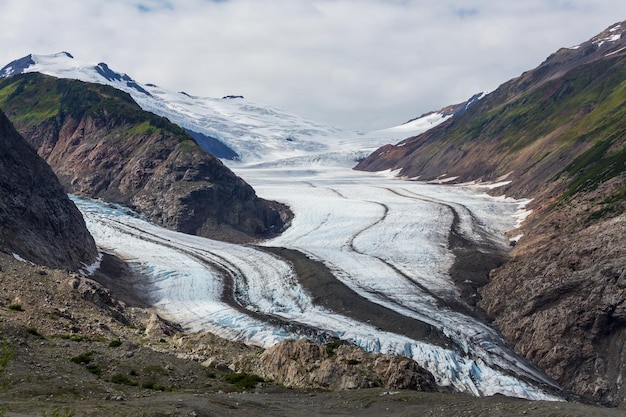 Glacier du saumon à Stewart, Canada