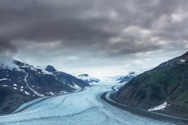 Glacier du saumon à Stewart, Canada