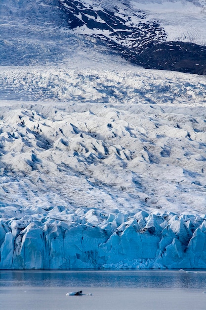 Glacier Fjallsjokull sur le bord sud de la calotte glaciaire en Islande