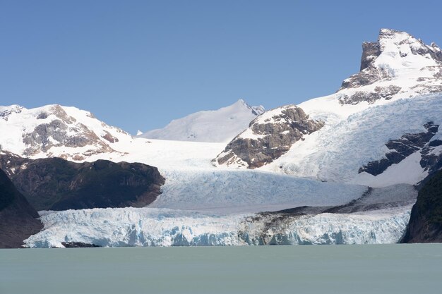 Photo glacier iceberg glace argentine patagonie