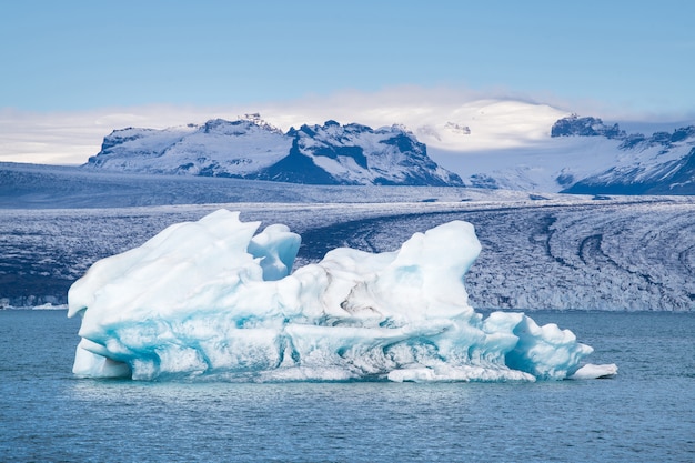 Photo glacier lagoon, jokulsarlon en islande