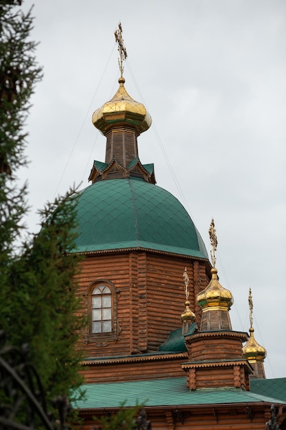 Église en bois orthodoxe Concept religion voyage architecture