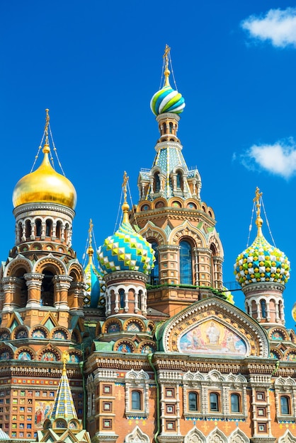 Église du Sauveur sur le Sang Versé à Saint-Pétersbourg Russie