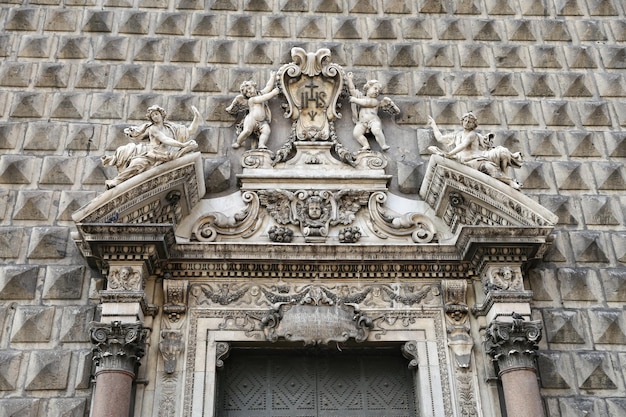 Église Gesu Nuovo à Naples Italie