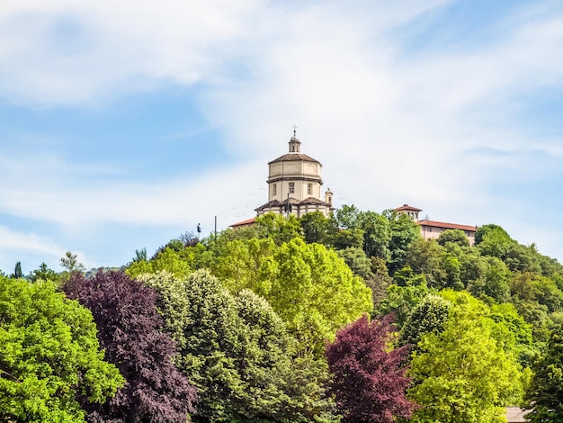 Église HDR Monte Cappuccini à Turin