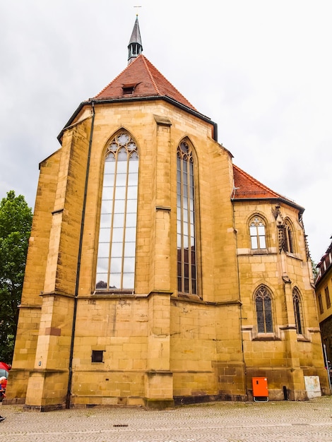 Église HDR Stiftskirche Stuttgart