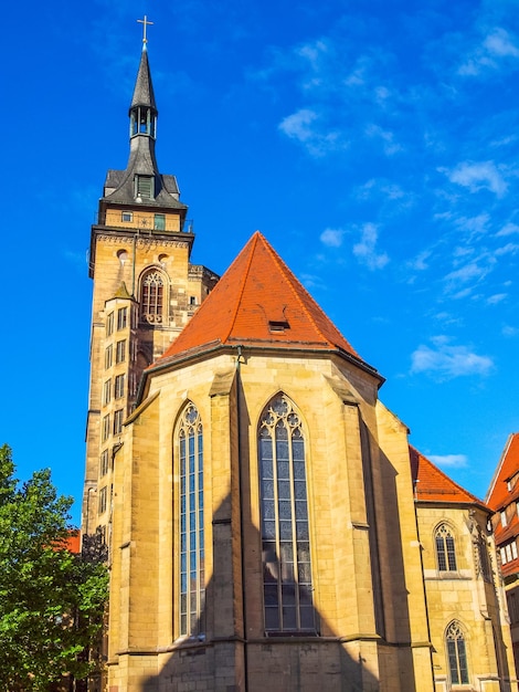 Église HDR Stiftskirche Stuttgart