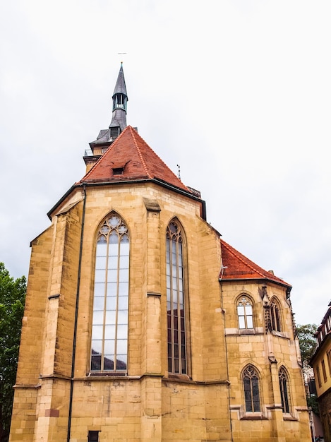 Église HDR Stiftskirche Stuttgart