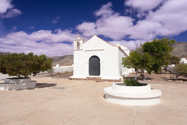 Église sur l'île de Fuerteventura, Îles Canaries, Espagne