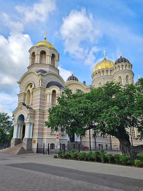 Église orthodoxe de Riga, capitale de la Lettonie