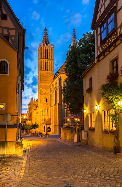 Église Rothenburg ob der Tauber.