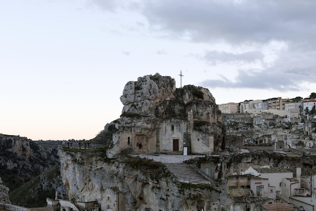 Église Sassi Di Matera de Sainte Marie d'Idris d'en haut