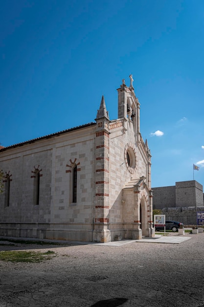 Église de St Blaise dans l'ancienne ville de Ston, Croatie