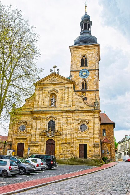 Église St Jakob à Bamberg en Allemagne. Elle est aussi appelée Jakobsskirche, une basilique romaine