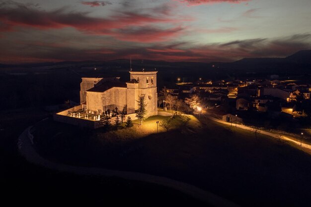 Église de Sta Marina dans la ville de Cubillo del Campo